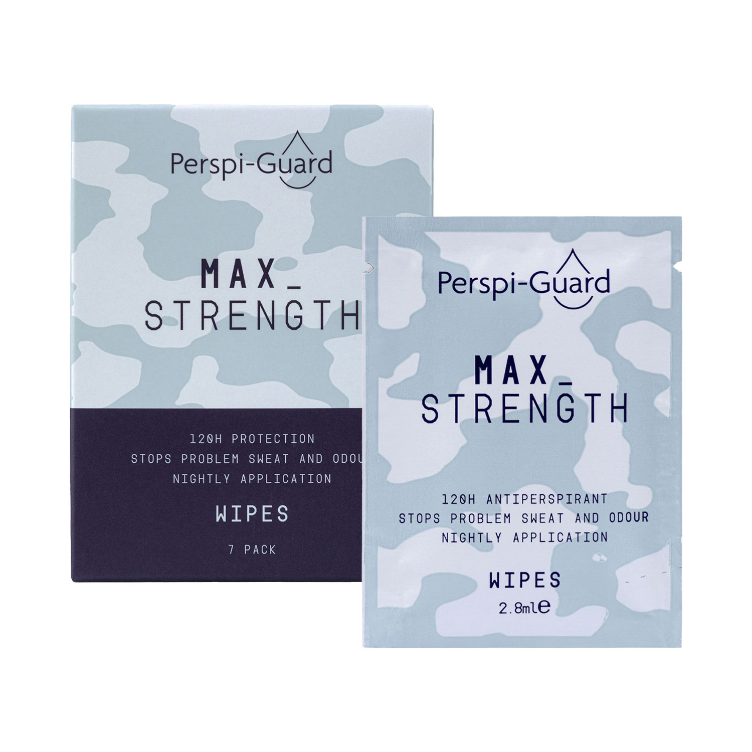 Perspi-Guard® Max Strength Antiperspirant Wipes 7pk